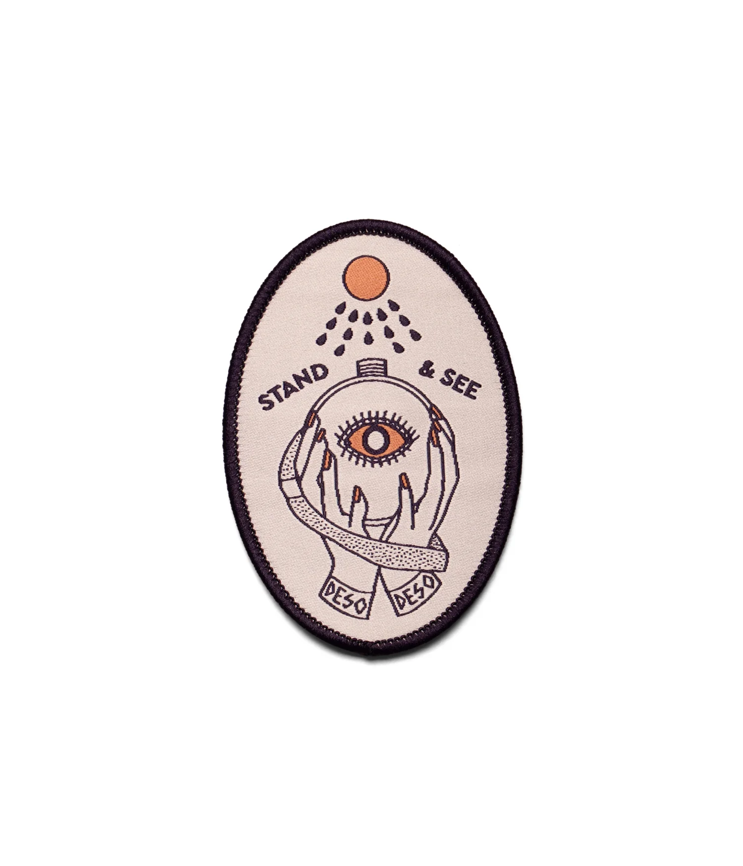 Stand & See Oval Sew-on Patch - Image 2