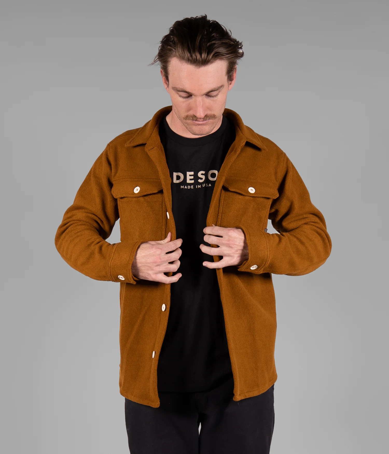 Burrow Fleece Shacket (Unisex Fit) - Image 4